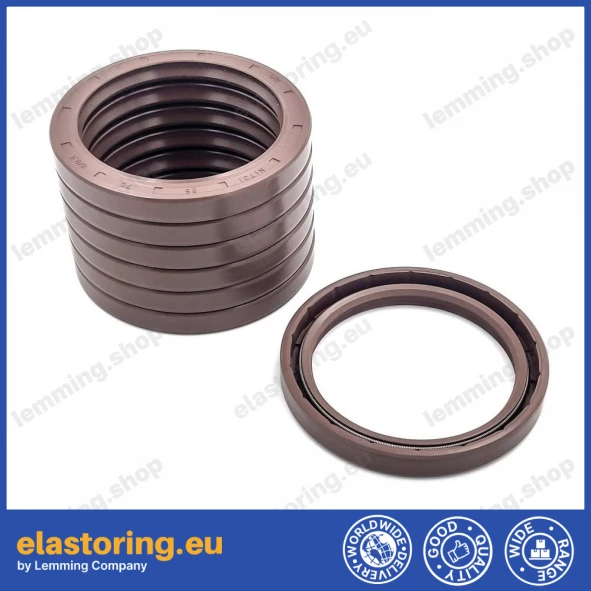 Pressure oil seal 55x70x8/8,5 N1T01 FPM [BABSL]